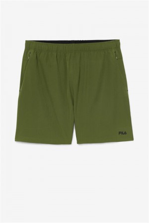 Black Men's Fila Finula Shorts | Saudi Arabia-689715