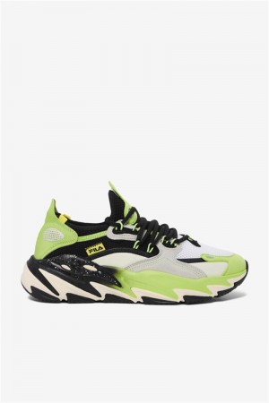 Black / Green Men's Fila Ray Tracer Evo 2 Shoes | Saudi Arabia-427803