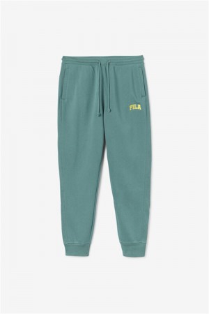 Blue Men's Fila Trent Joggers | Saudi Arabia-026574