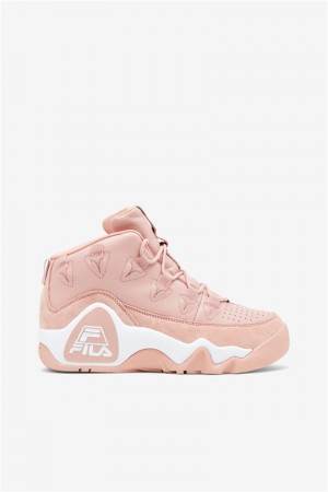 Coral / White Women's Fila Grant Hill 1 Sneakers | Saudi Arabia-496508