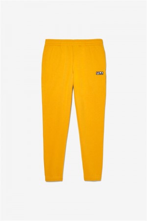 Gold Men's Fila Garin Joggers | Saudi Arabia-247638