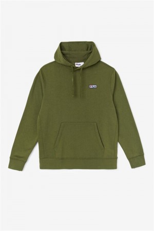 Green Men's Fila Algot Hoodie | Saudi Arabia-931562