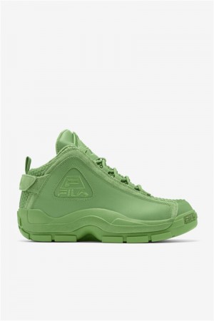 Green Men's Fila Grant Hill 2 Woven Sneakers | Saudi Arabia-029738