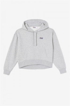 Grey Men's Fila Marina Hoodie | Saudi Arabia-496082