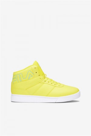 Lemon / White Women's Fila Impress Ll Outline Shoes | Saudi Arabia-869043