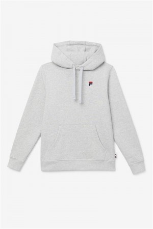 Light Grey Men's Fila Godfrey Hoodie | Saudi Arabia-653427