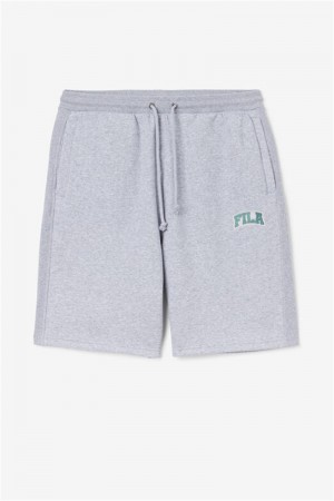 Light Grey / Blue Men's Fila Logan Shorts | Saudi Arabia-128609