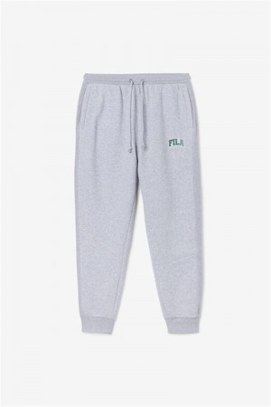 Light Grey / Blue Men's Fila Trent Joggers | Saudi Arabia-982510