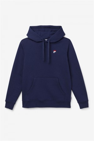 Navy Men's Fila Godfrey Hoodie | Saudi Arabia-726453