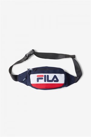 Navy Men's Fila Henry Fanny Pack Bags | Saudi Arabia-473052