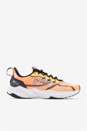 Orange / Black / White Men's Fila Tactik 3 Impulse Shoes | Saudi Arabia-754310