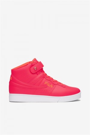 Pink / Coral / White Women's Fila Vulc 13 Superbright Shoes | Saudi Arabia-735902