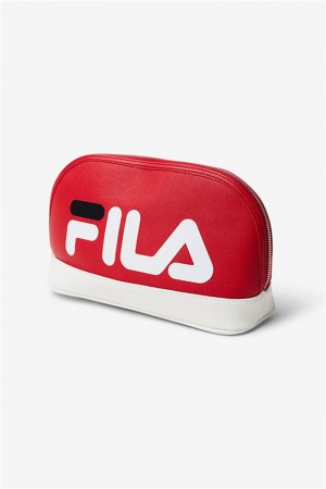 Red Men's Fila Cosmetic Kit Bags | Saudi Arabia-942316