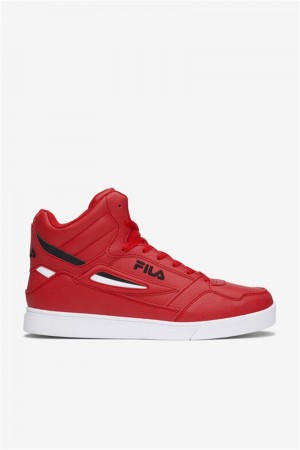 Red / Black / White Men's Fila Everge Sneakers | Saudi Arabia-201739