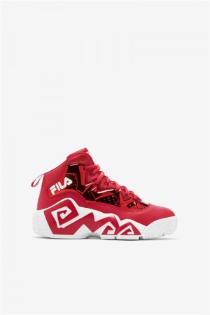 Red / White Kids' Fila Mb Night Walk Shoes | Saudi Arabia-645012