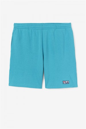 Turquoise Men's Fila Kylan Shorts | Saudi Arabia-561387