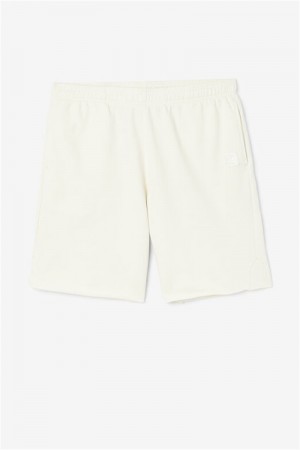 White Men's Fila Keaton Shorts | Saudi Arabia-586213