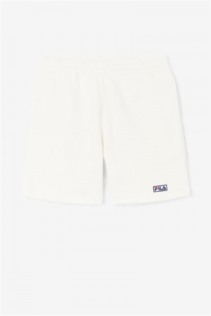 White Men's Fila Kylan Shorts | Saudi Arabia-804352