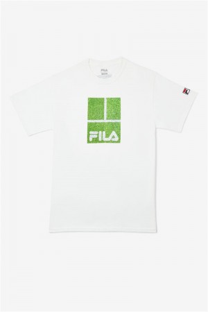 White Men's Fila London Tee | Saudi Arabia-605432