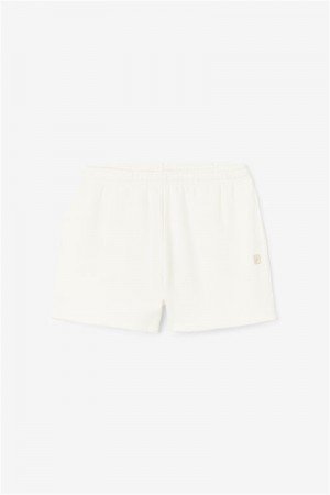 White Women's Fila Nalani Shorts | Saudi Arabia-251734