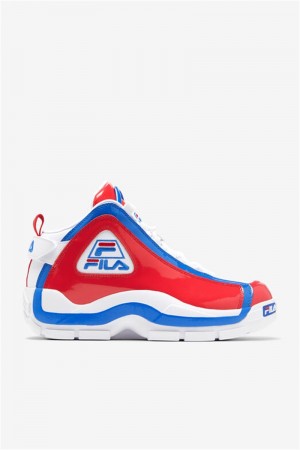 White / Red / Blue Men's Fila Grant Hill 2 Sneakers | Saudi Arabia-615089