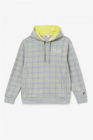 Yellow Men's Fila Rish Hoodie | Saudi Arabia-064398