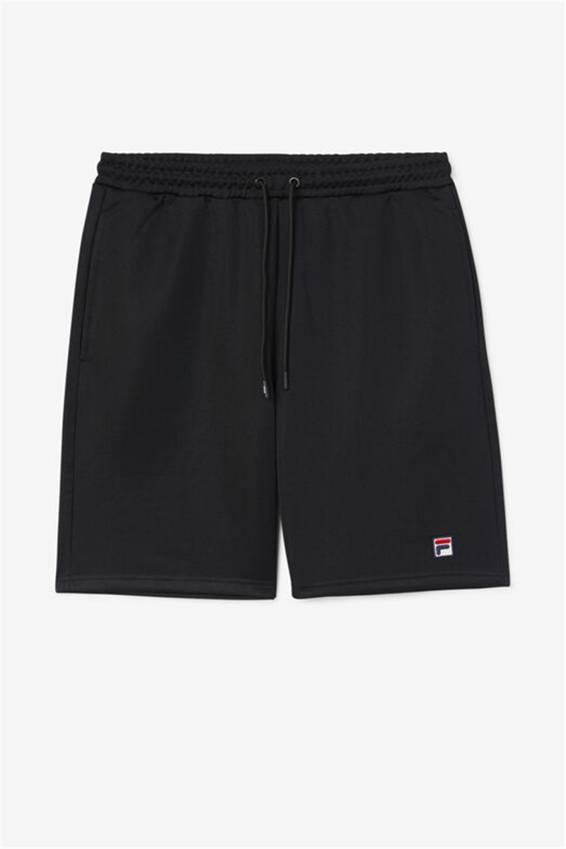 Black Men\'s Fila Dominico Shorts | Saudi Arabia-659182