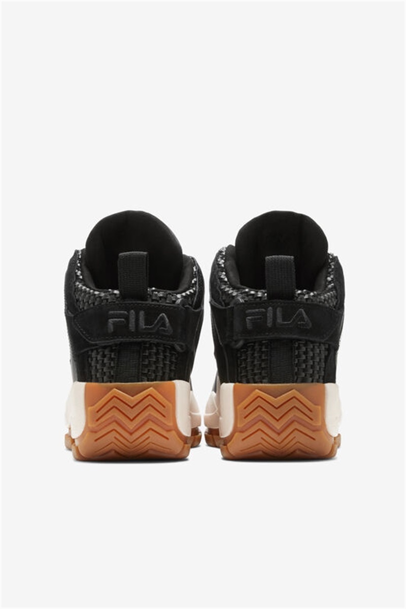 Black Men's Fila Grant Hill 2 Woven Sneakers | Saudi Arabia-386705