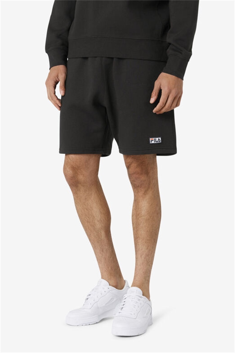 Black Men's Fila Kylan Shorts | Saudi Arabia-378450