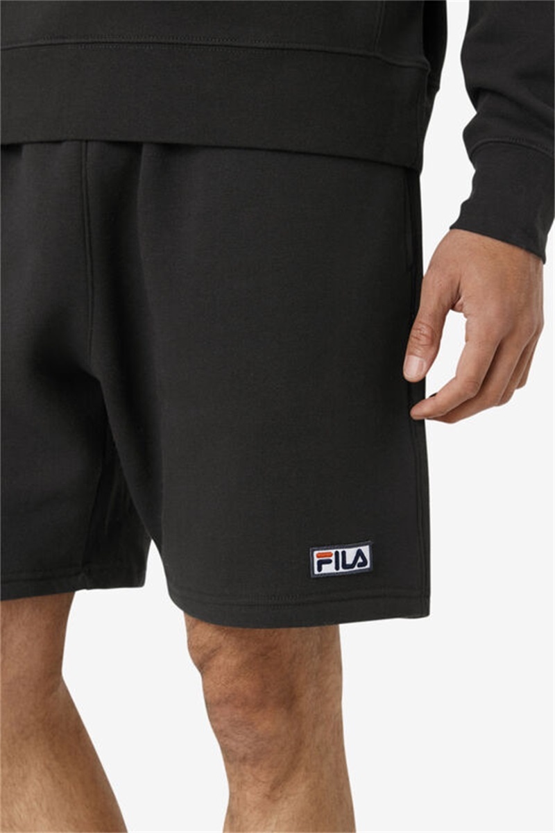 Black Men's Fila Kylan Shorts | Saudi Arabia-378450