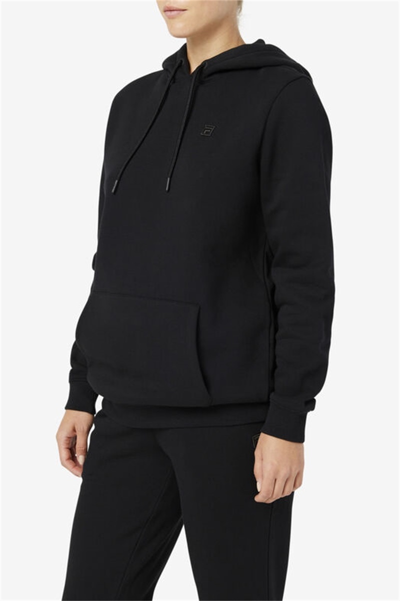 Black Men's Fila Lylah Hoodie | Saudi Arabia-152436