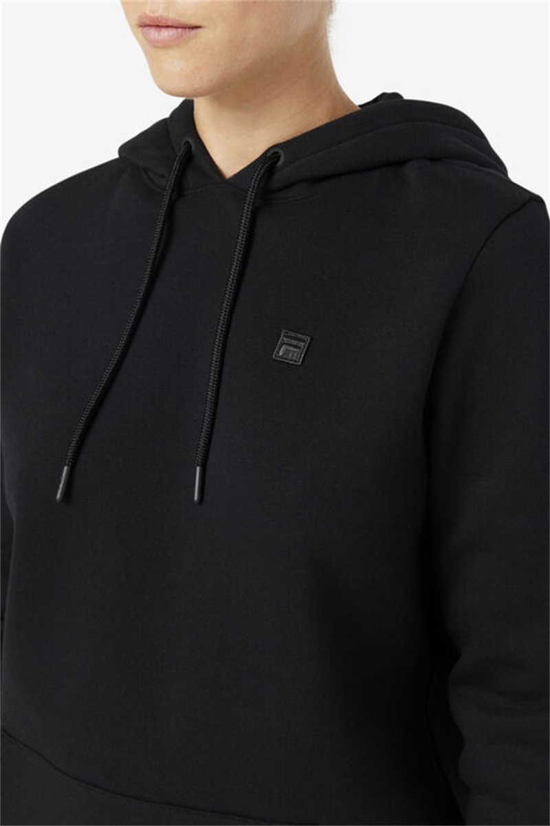 Black Men's Fila Lylah Hoodie | Saudi Arabia-152436