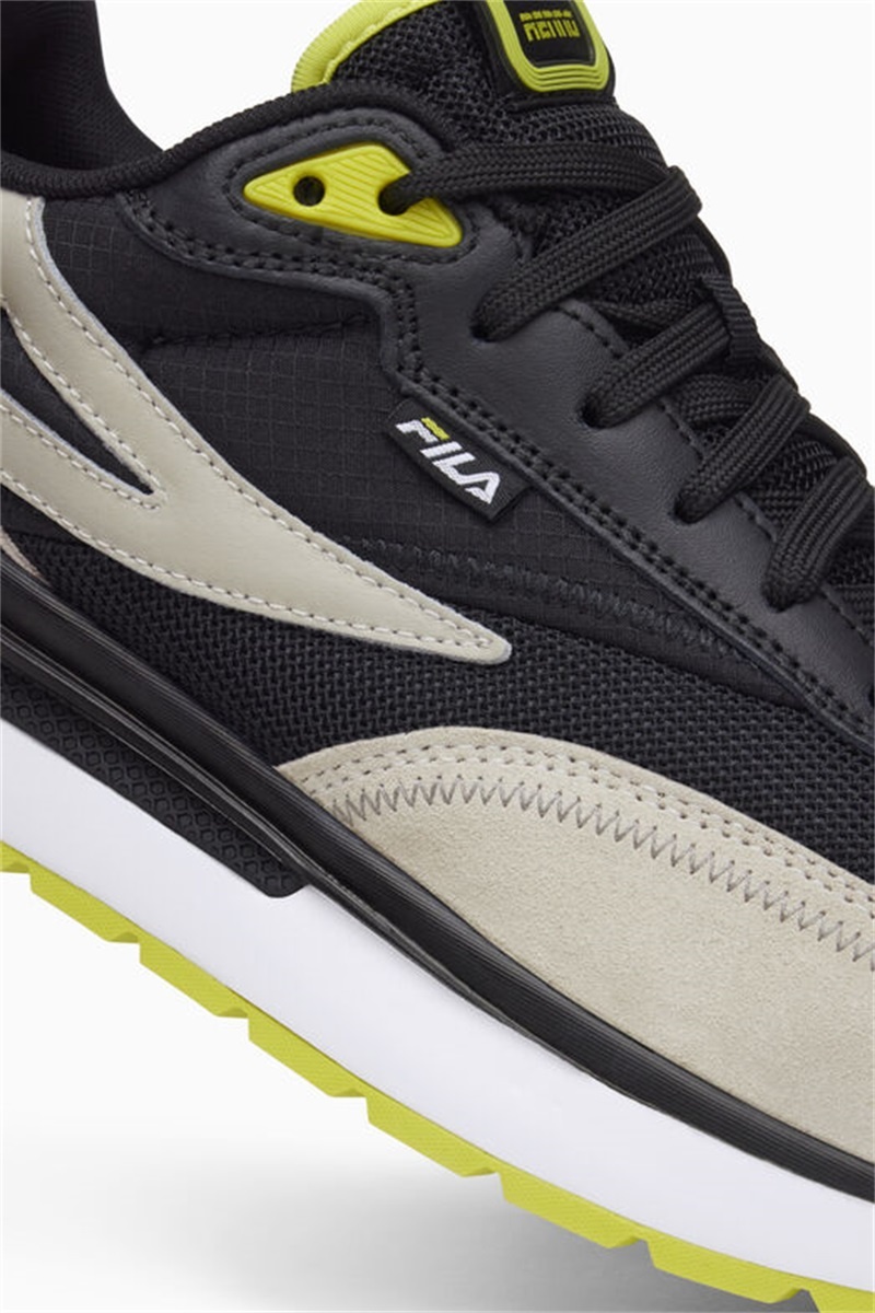 Black Men's Fila Renno Sneakers | Saudi Arabia-473618