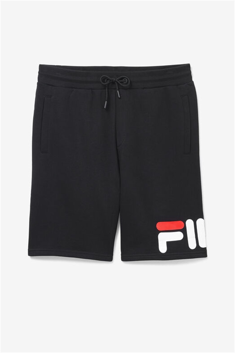 Black Men\'s Fila Zeshawn Shorts | Saudi Arabia-745081