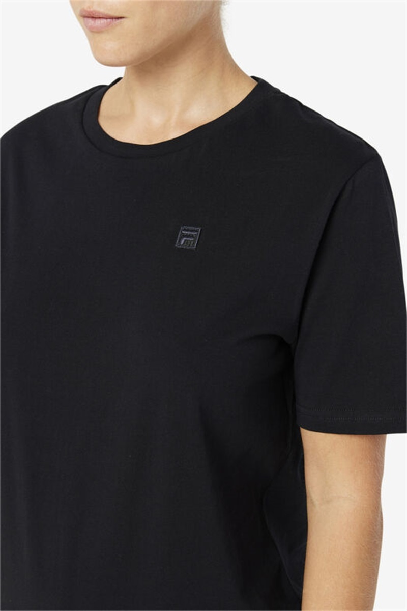 Black Women's Fila Doran Tee | Saudi Arabia-573621