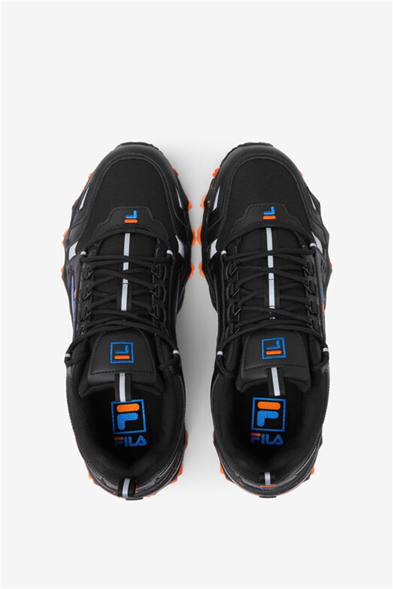 Black / Blue / Orange Men's Fila Oakmont Tr Sneakers | Saudi Arabia-432580