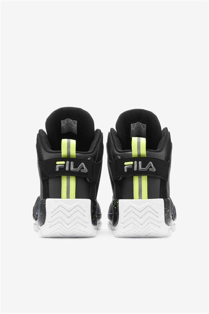 Black / Light Green Men's Fila Grant Hill 2 Shoes | Saudi Arabia-329178