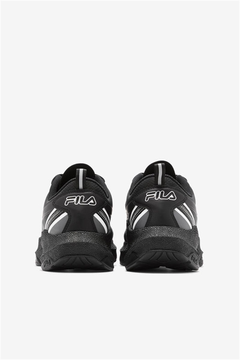 Black / Metal Silver / Black Men's Fila Tactik 3 Stimulus Shoes | Saudi Arabia-739815