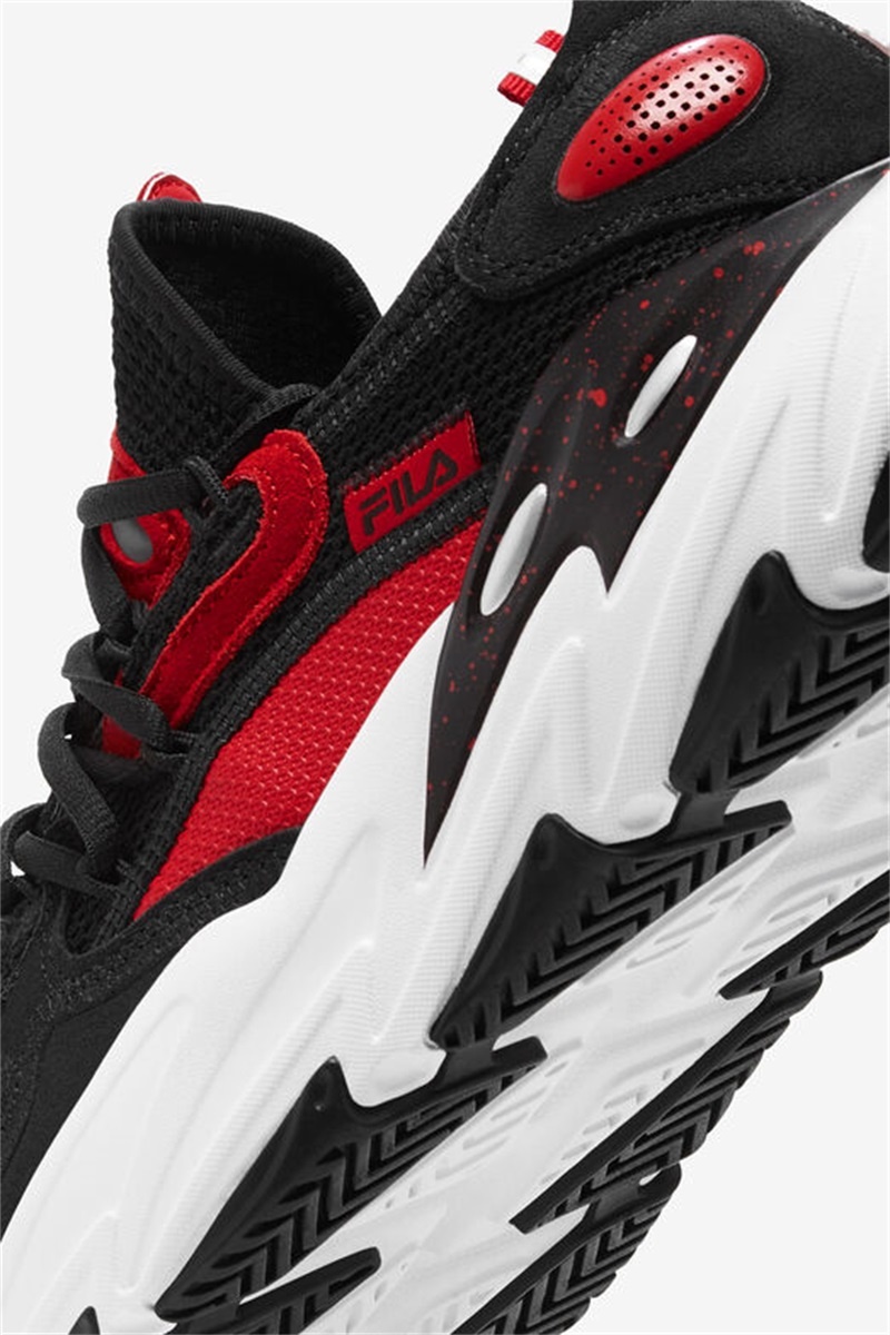 Black / Red / White Men's Fila Ray Tracer Evo 2 Shoes | Saudi Arabia-863514