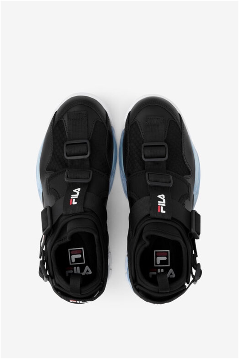 Black / Red / White Women's Fila Unit Le Shoes | Saudi Arabia-513986