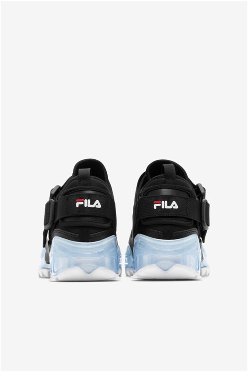 Black / Red / White Women's Fila Unit Le Shoes | Saudi Arabia-513986