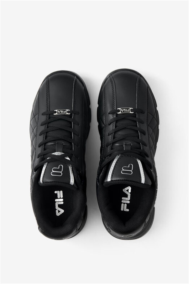 Black / Silver Men's Fila Fulcrum 3 Shoes | Saudi Arabia-204879