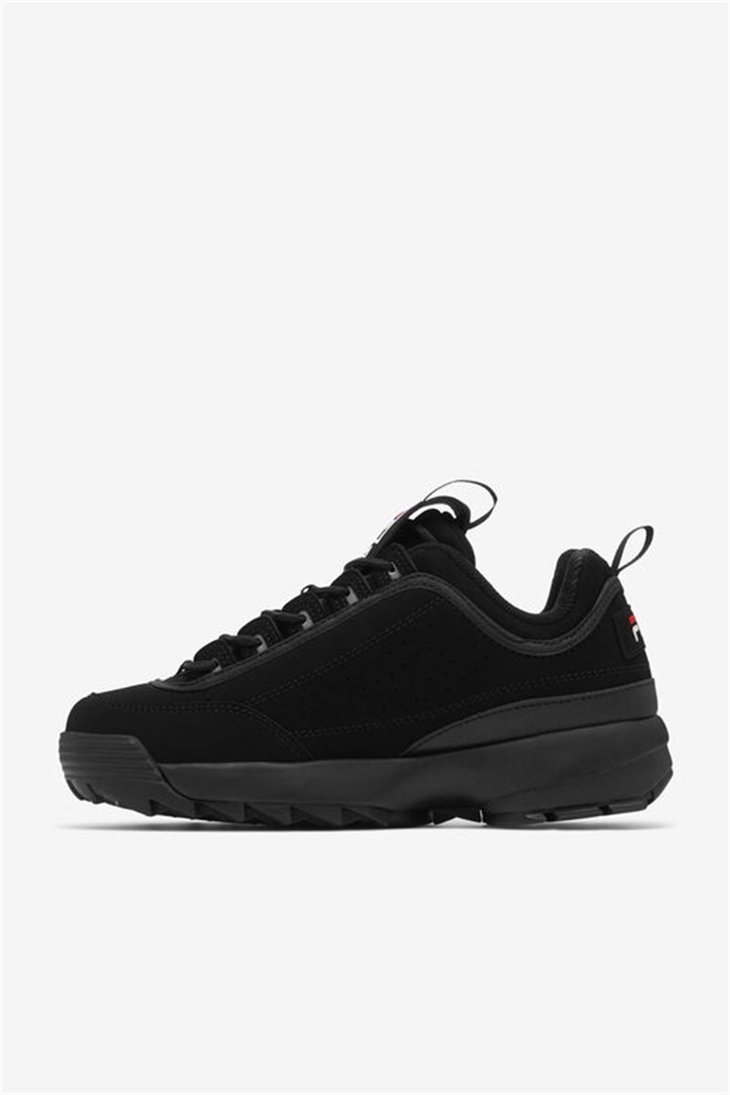 Black / White / Red Men's Fila Disruptor 2 Shoes | Saudi Arabia-194865