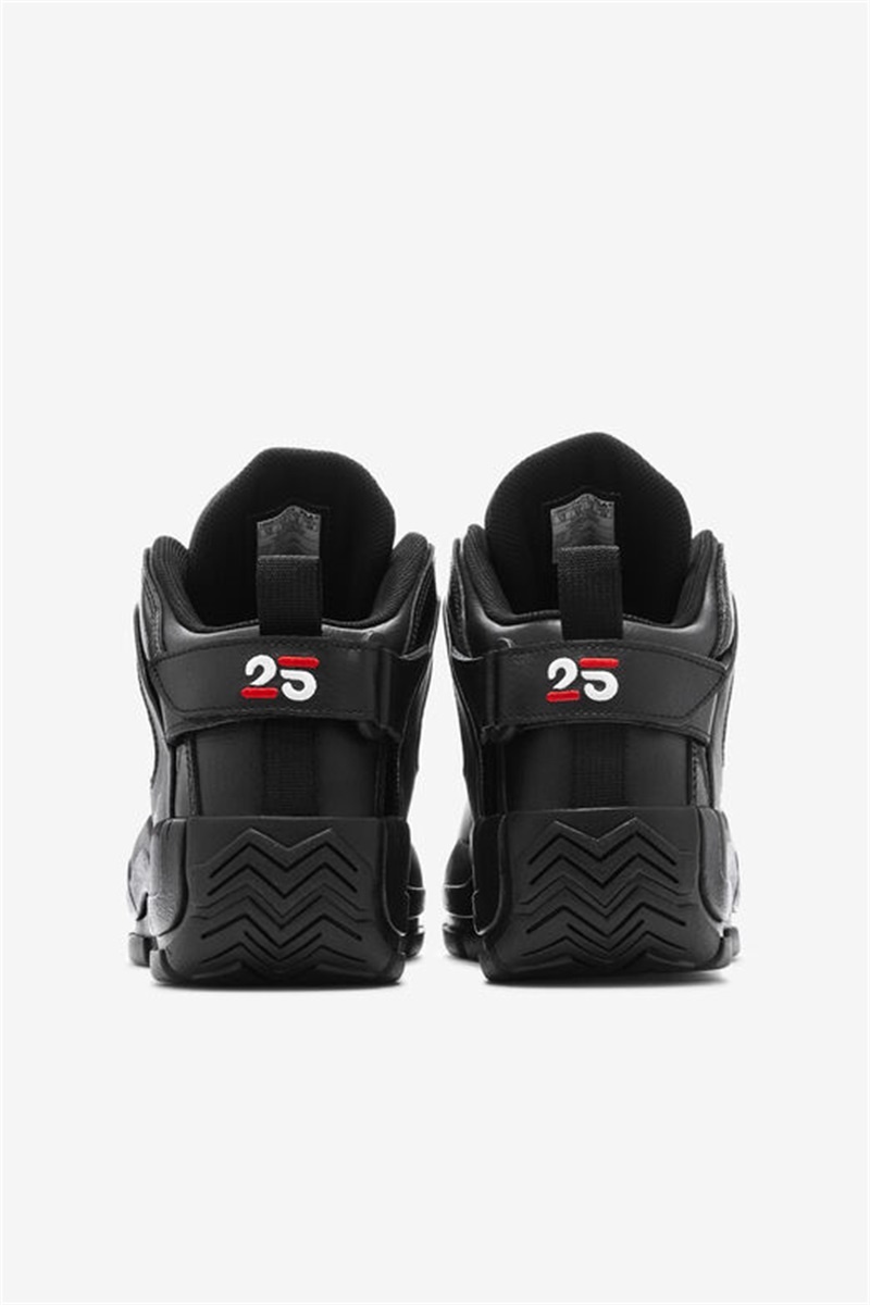 Black / White / Red Men's Fila Grant Hill 2 25th Anniversary Edition Sneakers | Saudi Arabia-286057