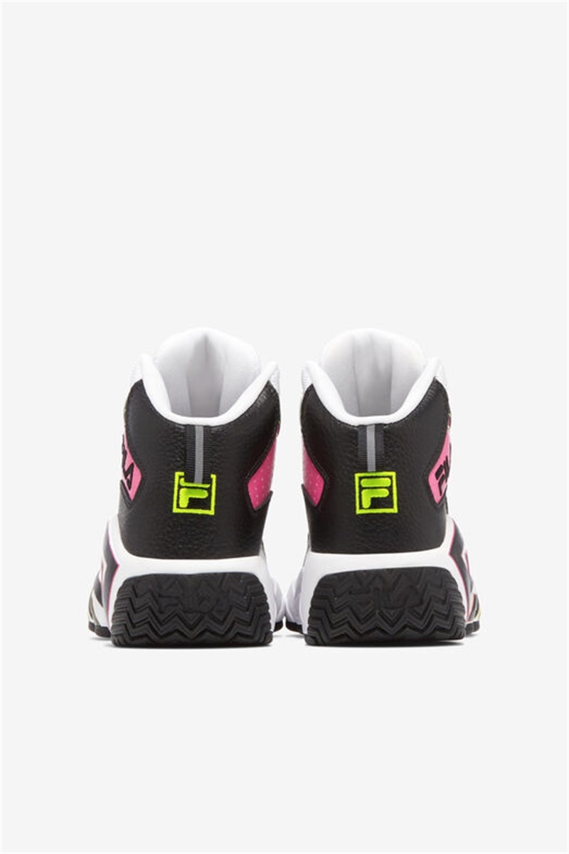 Black / Yellow / White Kids' Fila MB Shoes | Saudi Arabia-825037