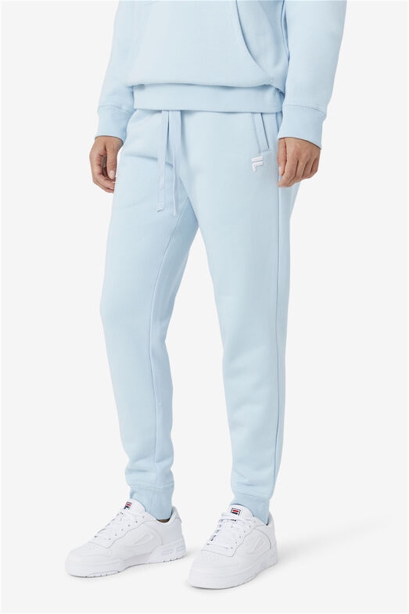 Blue Men's Fila Chardon Joggers | Saudi Arabia-168205