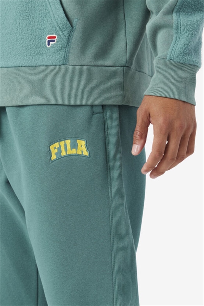 Blue Men's Fila Trent Joggers | Saudi Arabia-026574