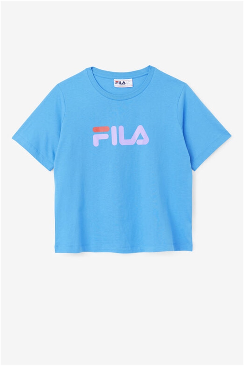 Blue Women\'s Fila Thea Tee | Saudi Arabia-584713