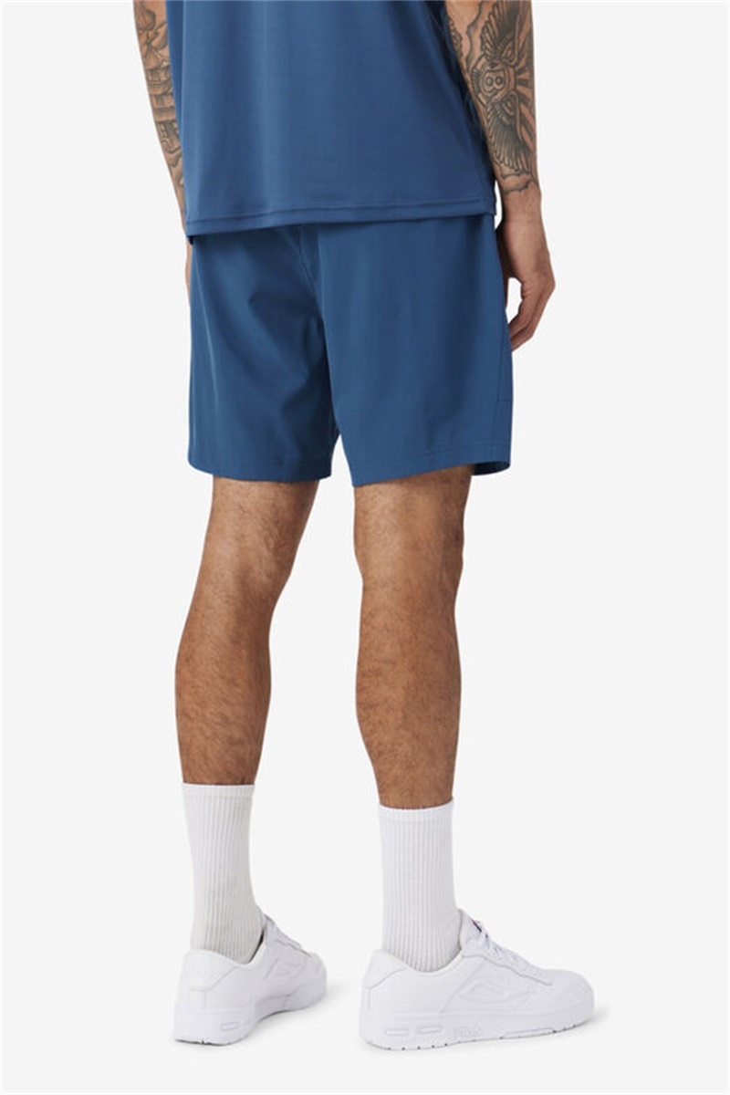 Blue / Black Men's Fila Finula Shorts | Saudi Arabia-397562