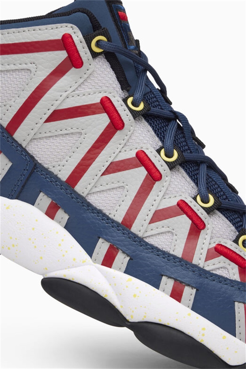 Blue / Dark Blue / Black Men's Fila Stackhouse Spaghetti Sneakers | Saudi Arabia-845109